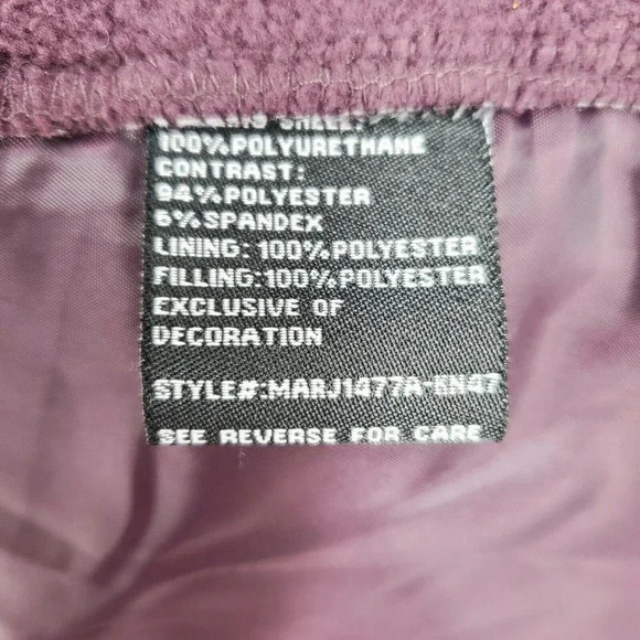 Be‎ Boundless Thermo-Lock Melange Quilted Jacket Maroon Size S - Picture 8 of 11